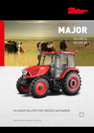 Tracteurs 4WD Zetor Major HS 80