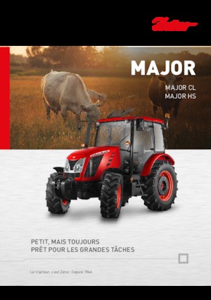 Tracteurs 4WD Zetor Major HS 80