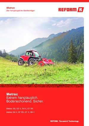 Tracteurs 4WD Reform Werke Metrac H 7 RX