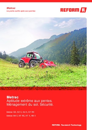 Tracteurs 4WD Reform Werke Metrac H 7 RX