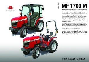 Tracteurs 4WD Massey Ferguson MF 1735 M