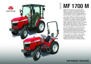Tracteurs 4WD Massey Ferguson MF 1765 M MC
