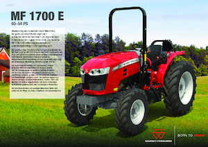 Tracteurs 4WD Massey Ferguson MF 1740 E MP