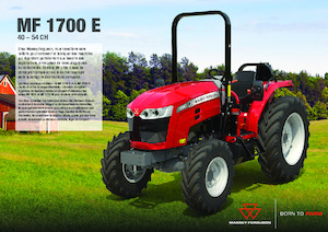 Tracteurs 4WD Massey Ferguson MF 1740 E MP