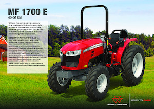 Tracteurs 4WD Massey Ferguson MF 1740 E MP