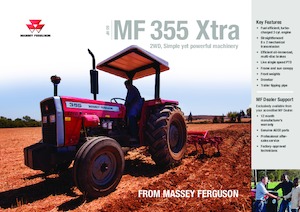 Tracteurs 4WD Massey Ferguson MF 355 Xtra