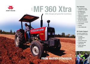 Tracteurs 4WD Massey Ferguson MF 360 Xtra