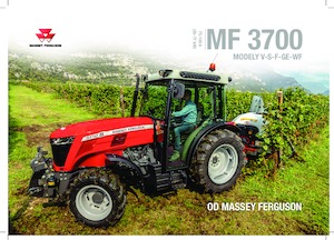 Tracteurs 4WD Massey Ferguson MF 3709 GE