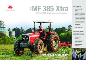 Tracteurs 4WD Massey Ferguson MF 385 Xtra