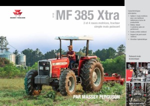 Tracteurs 4WD Massey Ferguson MF 385 Xtra