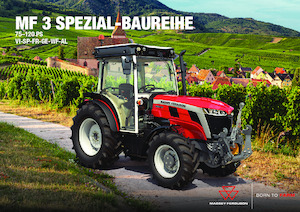 Tracteurs 4WD Massey Ferguson MF 3FR.115 