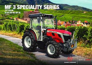 Tracteurs 4WD Massey Ferguson MF 3SP.115