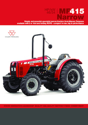 Tracteurs 4WD Massey Ferguson MF 415