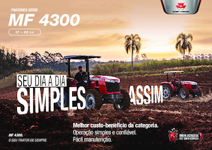 Tracteurs 4WD Massey Ferguson MF 4305