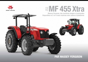 Tracteurs 4WD Massey Ferguson MF 455 Xtra