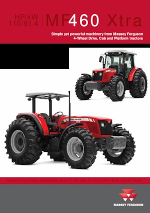 Tracteurs 4WD Massey Ferguson MF 460 Xtra