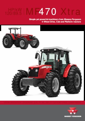 Tracteurs 4WD Massey Ferguson MF 470 Xtra