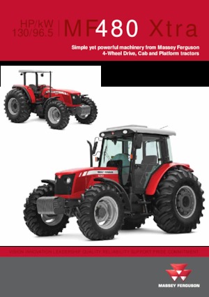 Tracteurs 4WD Massey Ferguson MF 480 Xtra
