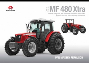 Tracteurs 4WD Massey Ferguson MF 480 Xtra