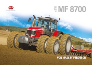 Tracteurs 4WD Massey Ferguson MF 8740 S