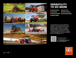 Tracteurs 4WD Kubota MX5400GDT