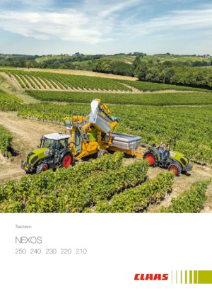 Tracteurs 4WD Claas Nexos 240 F