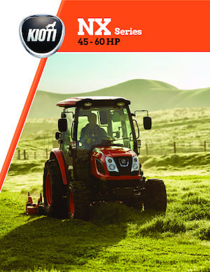 Tracteurs 4WD Kioti NX4510 HST