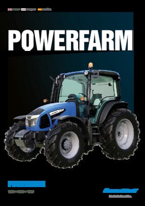 Tracteurs 4WD Landini Powerfarm 110