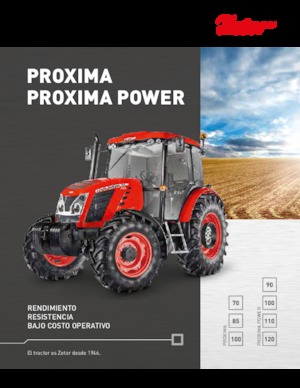 Tracteurs 4WD Zetor Proxima HS 120