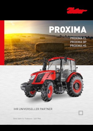Tracteurs 4WD Zetor Proxima GP 110