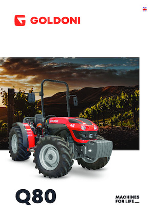 Tracteurs 4WD Goldoni Q 80