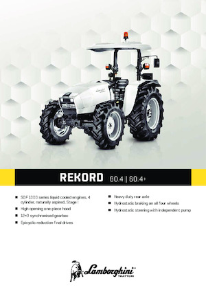 Tracteurs 4WD Lamborghini Rekord 4.80