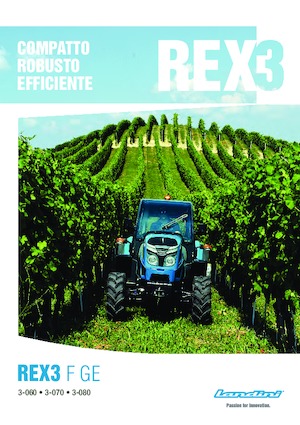 Tracteurs 4WD Landini Rex 3-080F