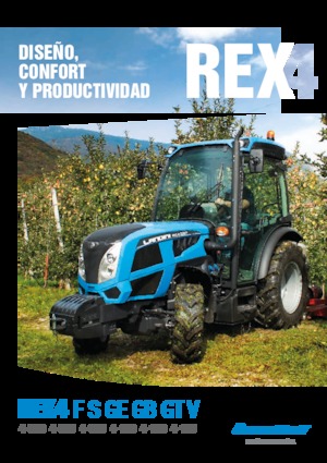 Tracteurs 4WD Landini Rex DT 4-110GE