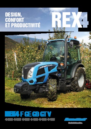 Tracteurs 4WD Landini Rex DT 4-110GE