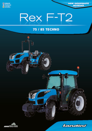 Tracteurs 4WD Landini Rex 75 F Techno