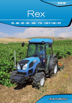 Tracteurs 4WD Landini Rex DT 4-080F