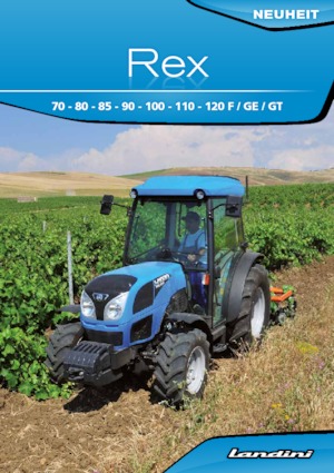 Tracteurs 4WD Landini Rex 80GE
