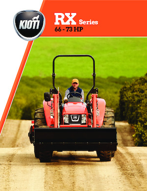 Tracteurs 4WD Kioti RX6620 Powershuttle Cab