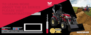 Tracteurs municipaux Yanmar SA425