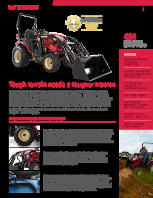 Tracteurs municipaux Yanmar SA424DHX