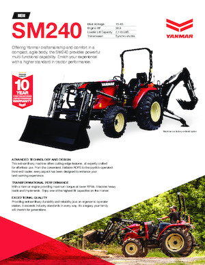 Tracteurs 4WD Yanmar SM240