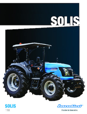 Tracteurs 4WD Landini Solis 110