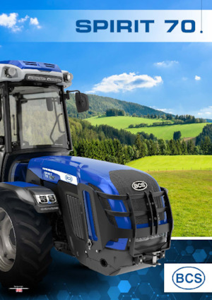 Tracteurs 4WD BCS Spirit 70