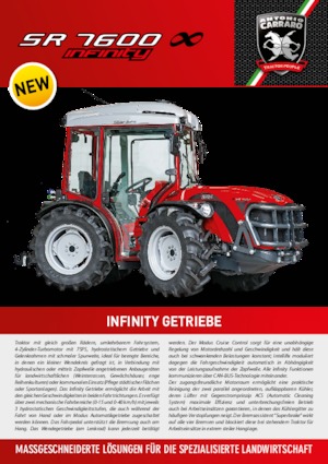 Tracteurs 4WD Carraro SR 7600 Infinity