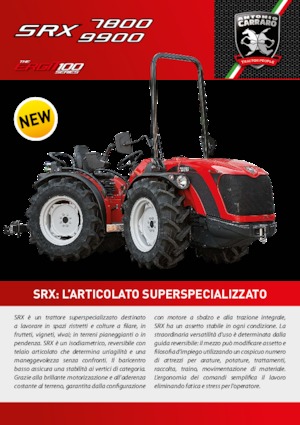 Tracteurs 4WD Carraro SRX 7800