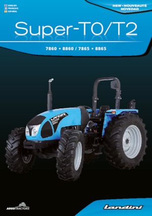 Tracteurs 4WD Landini Super 7865 