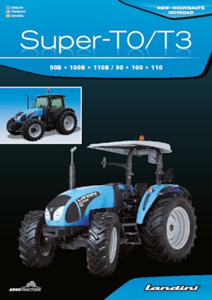 Tracteurs 4WD Landini Super 90 