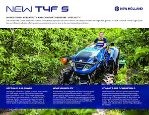 Tracteurs 4WD New Holland T4.90F S