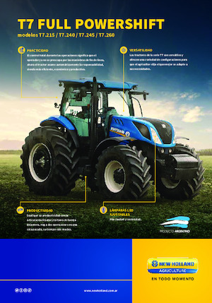 Tracteurs 4WD New Holland T7.215